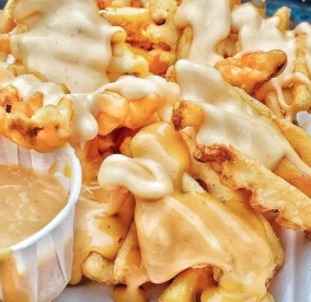 Waffle Cheese French Fries (Waffle Cheese French Fries)