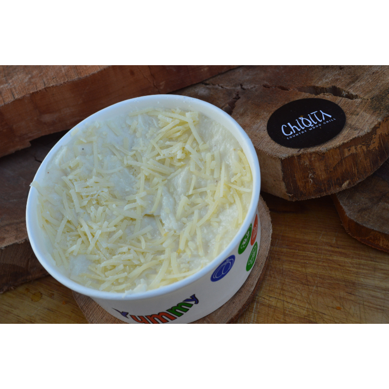 Buttered mashed potatoes