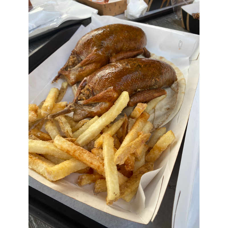 Stuffed Pigeon Rice (One Pigeon)